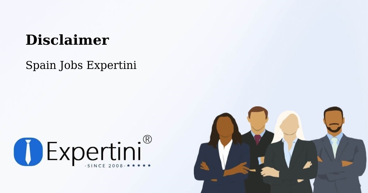 Disclaimer – Catarroja - Spain Jobs Expertini